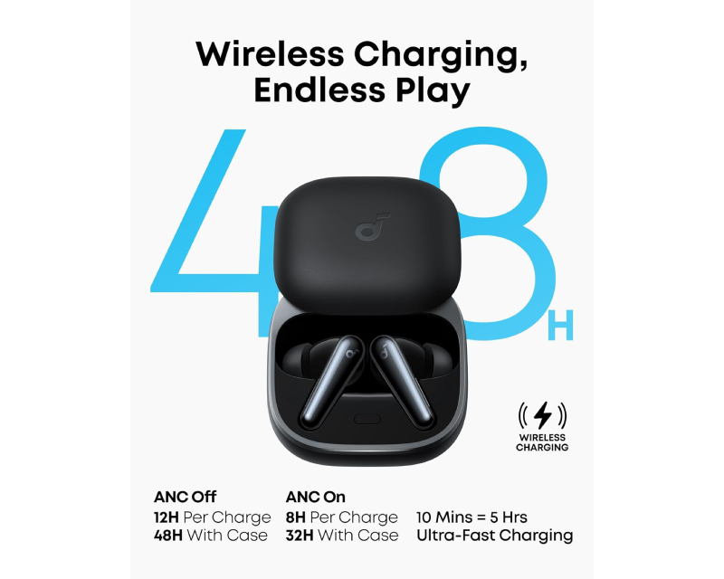 Anker Soundcore Liberty 5 bežične bubice sa ANC, crne