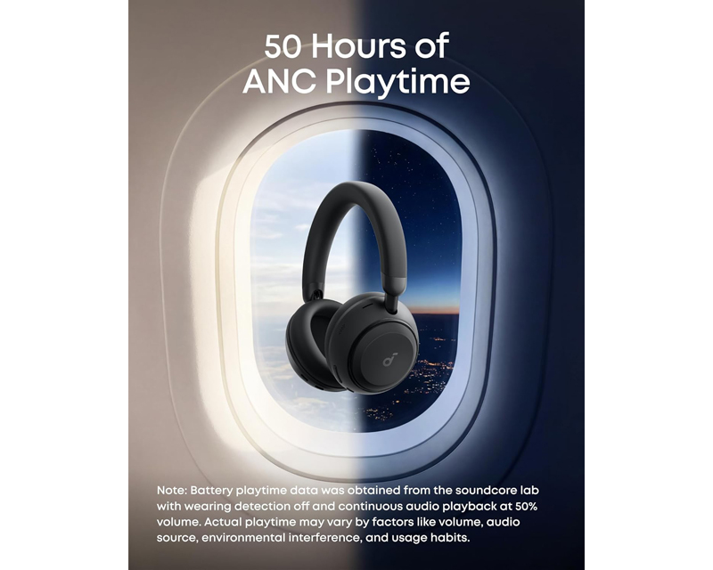Anker Soundcore Space 2 bežične slušalice sa ANC, crne