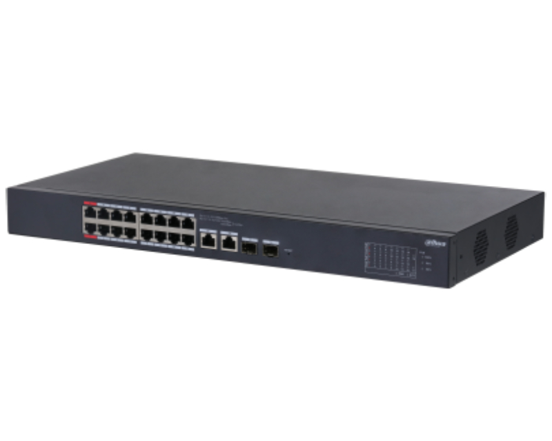 Dahua CS4218-16ET-190 PoE svič 16 PoE portova 190W 2 SFP rek