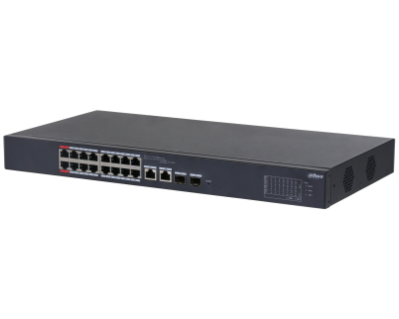 Dahua CS4218-16ET-240 PoE svič 16 PoE portova 240W 2 SFP rek