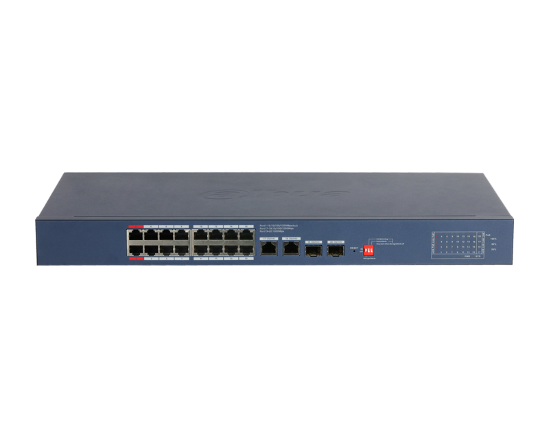 Dahua CS4220-16GT-240-V2 gigabitni PoE svič 16 PoE 240W 2 SFP