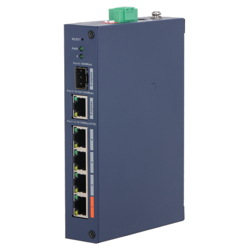Dahua CHS4106-4ET očvrsnuti cloud PoE switch 6 portova sa SFP 60W - Oprema za video nadzor