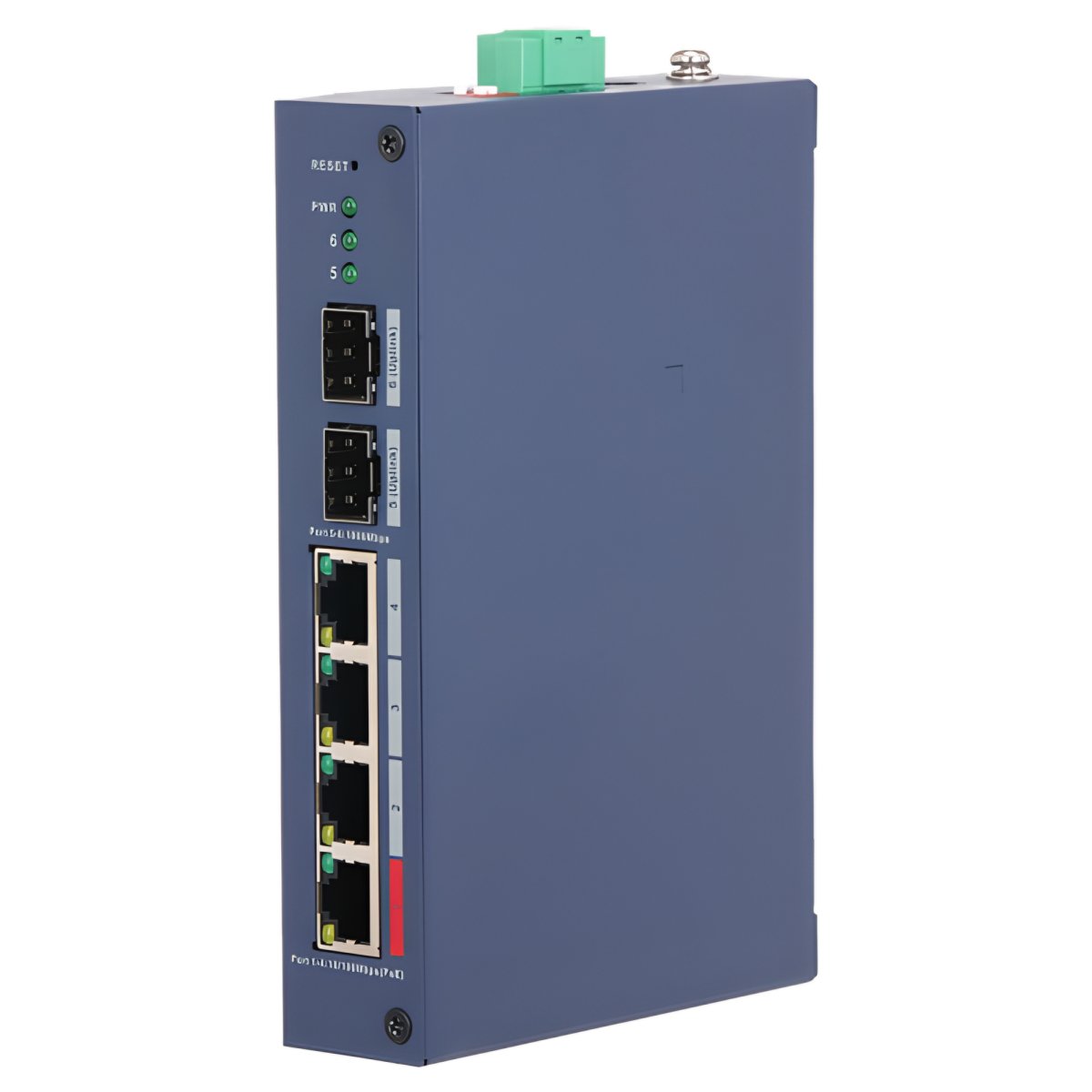 Dahua CHS4206-4ET očvrsnuti cloud PoE switch 6 portova sa 2 SFP i DIP 90W -
