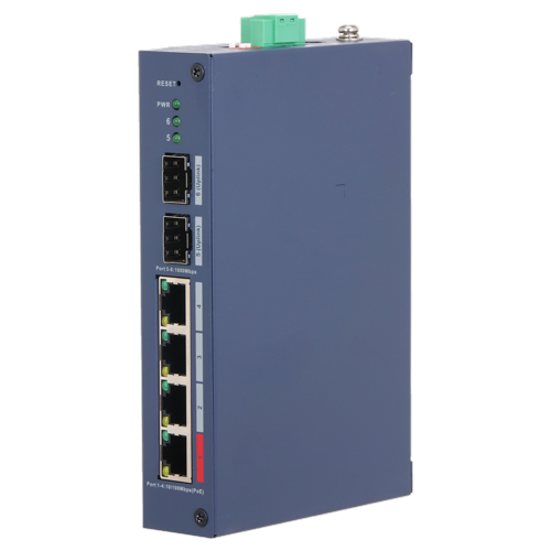 Dahua CHS4206-4ET očvrsnuti cloud PoE switch 6 portova sa 2 SFP i DIP 90W -