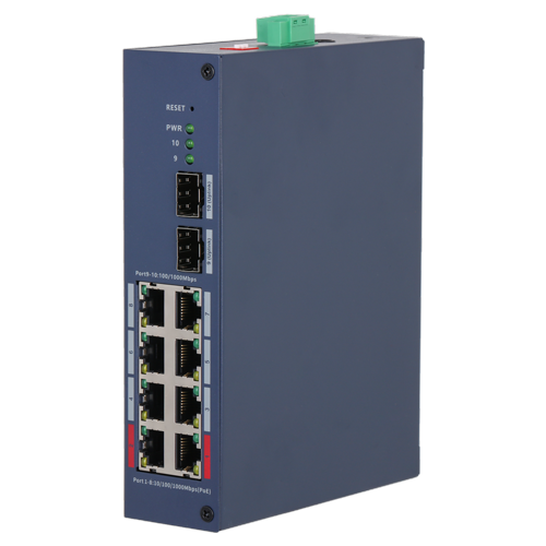Dahua CHS4210-8GT očvrsnuti cloud gigabitni PoE switch 10 portova 110W - Oprema za video nadzor