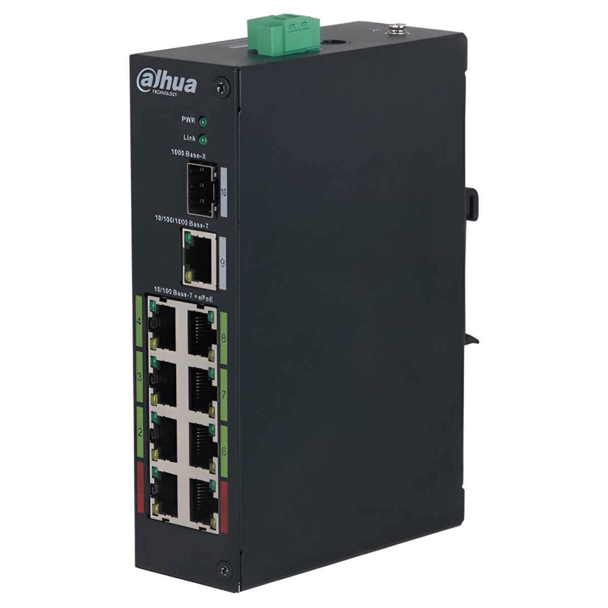 Dahua LR2110-8ET industrijski ePoE switch 8 portova domet 300m - Oprema za video nadzor