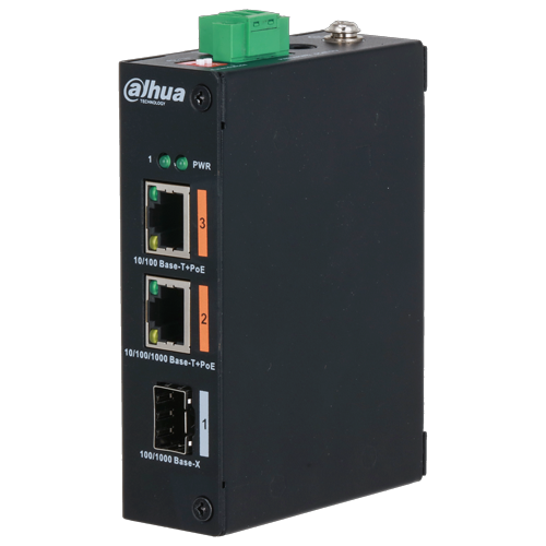 Dahua PFS3103-1GT1ET očvrsnuti switch 3 porta sa 2 PoE porta - Oprema za video nadzor