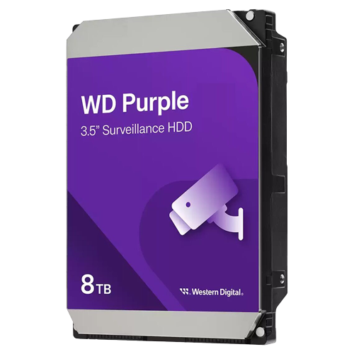 WD Purple 8TB tvrdi disk za video nadzor WD85PURZ - Hard disk za video nadzor