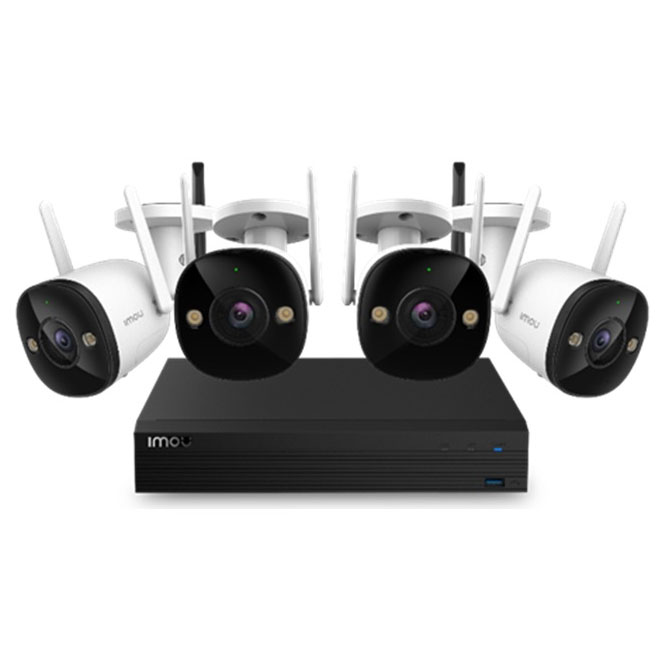 IP WiFi komplet KIT/NVR1104HS-W-S2-CE-1T/4-F22FEP - WIFI kamere