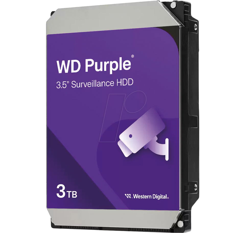 WD Purple WD34PURZ hard disk 3TB za video nadzor