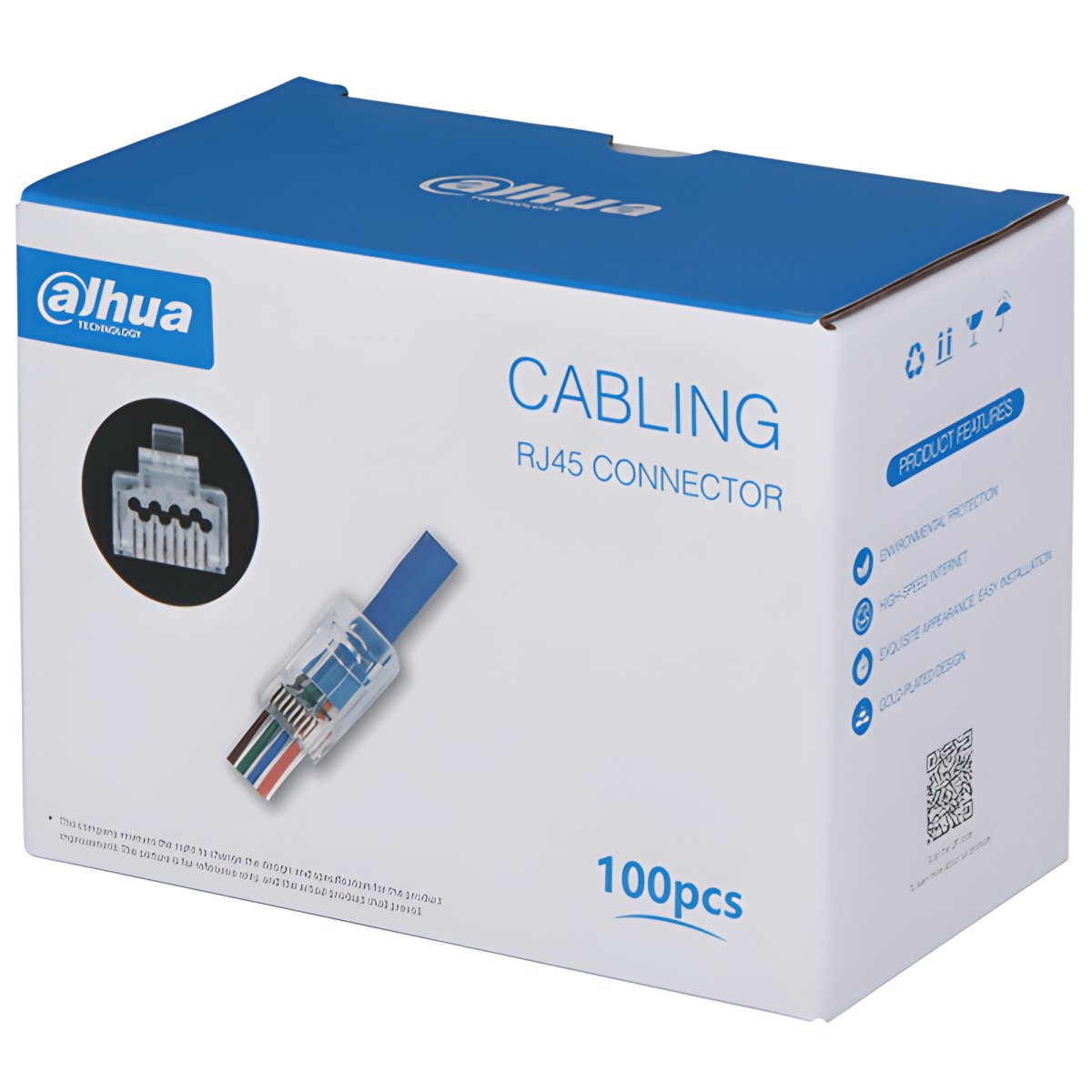 Dahua PFM976-631-PT RJ45 pass-through konektori CAT6 pakovanje 100 komada