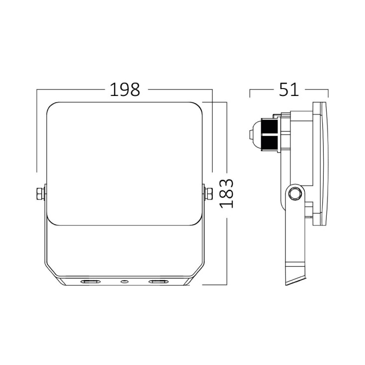 BRAYTRON CCT LED reflektor 50W - Led reflektori