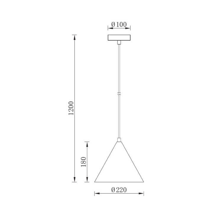 BRAYTRON Siva Visilica 1xE27 BV05-00062 | Stropna Lampa - Lusteri i visilice