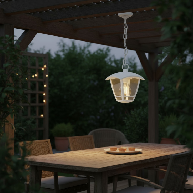 BRAYTRON bela spoljna svetiljka 1xE27 - Led spoljna rasveta