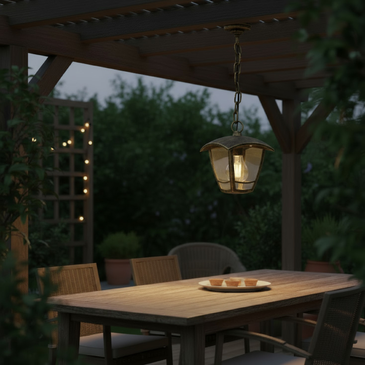 BRAYTRON bronzana spoljna svetiljka 1xE27 - Led spoljna rasveta