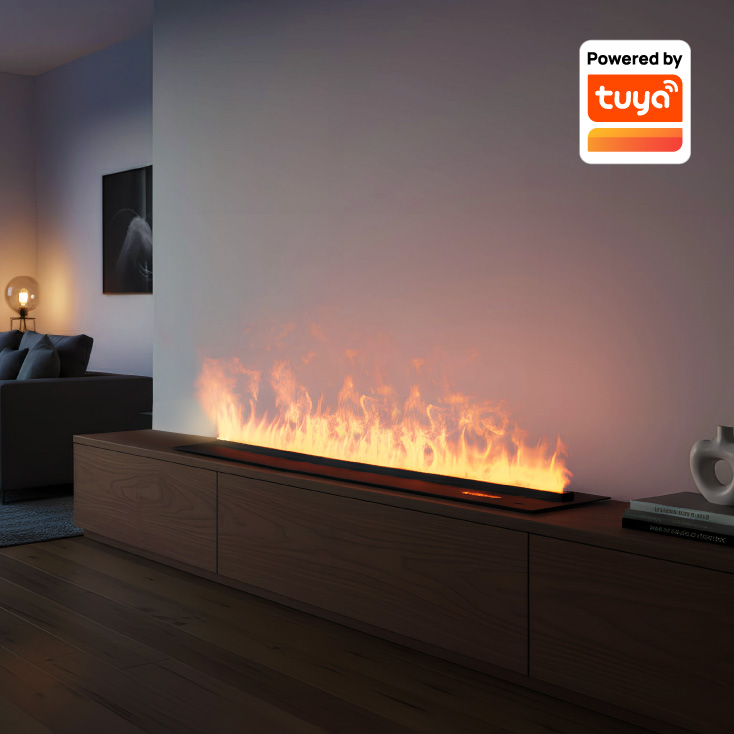 Dekorativni el. kamin sa vodenom parom, 1000mm - Grejalice