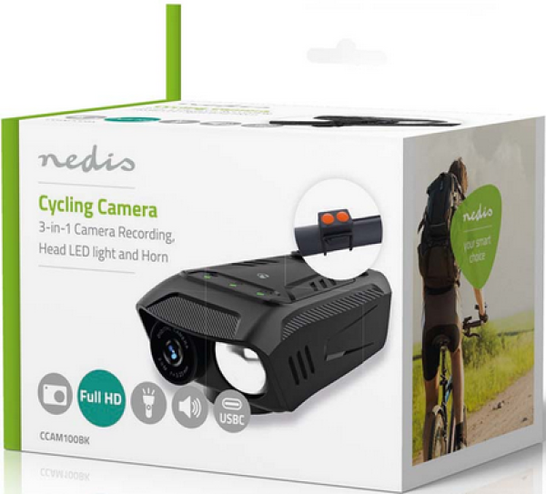 Full HD kamera za biciklu LED osvetljenje i sirena - Auto kamere