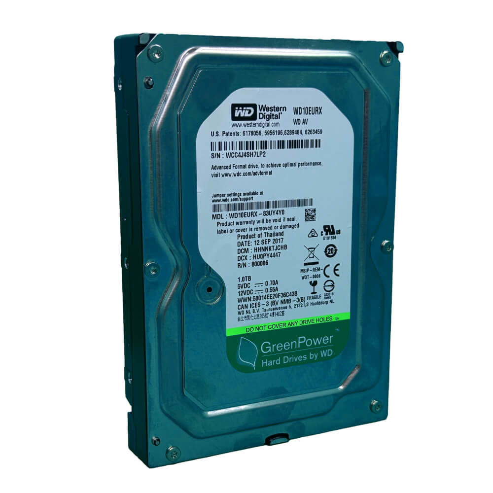 Hard disk 1TB WD10EURX WD AV-GP Green IntelliPower - Hard disk za video nadzor