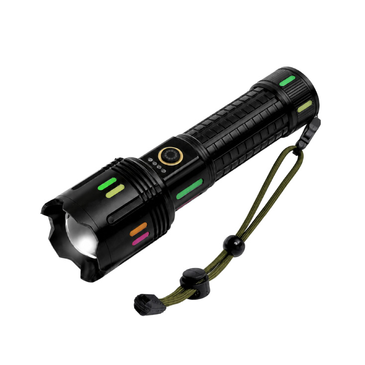 LED Baterijska Lampa Domet 1000 m, TG LED, 9800 mAh, Šiljak za Razbijanje Stakla - Led lampe na baterije