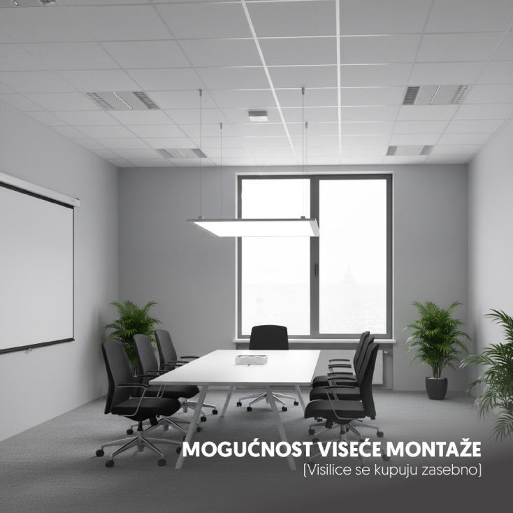 LED Panel 40W 120lm/W 6500K 595x595 – LP6060W-G3HL - Led paneli