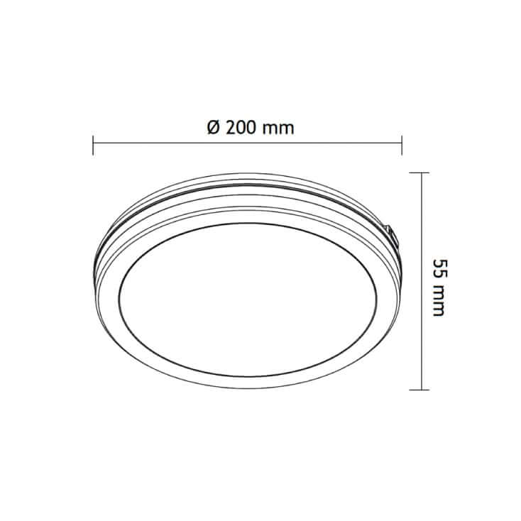 LED Plafonjera 15W Promenljiva Boja | E201821 - Led plafonjere