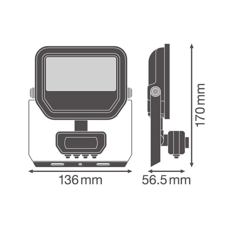 LED Reflektor 8W PIR Senzor LEDVANCE 4099854306808E - Reflektor sa senzorom