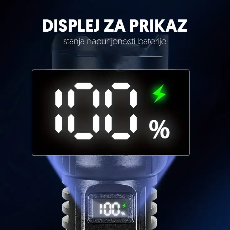 LED Ručna lampa sa WHITE LASER LED tehnologijom - Led lampe na baterije