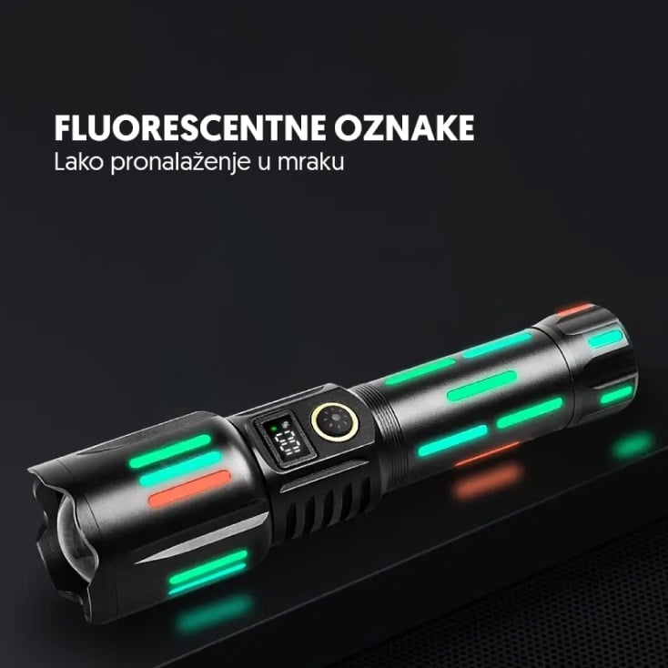 LED Ručna lampa sa WHITE LASER LED tehnologijom - Led lampe na baterije