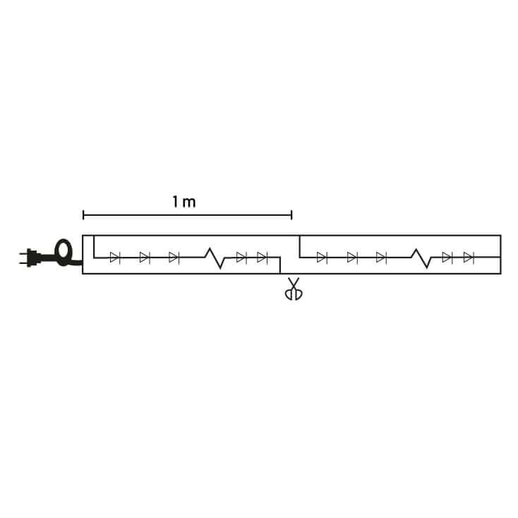 LED crevo toplo belo SVC-2L36D/WW | 2m dekor - Led trake