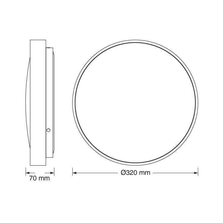 LED plafonjera 18W OSRAM LUXO 4000K – Jasno svetlo za dom - Led plafonjere