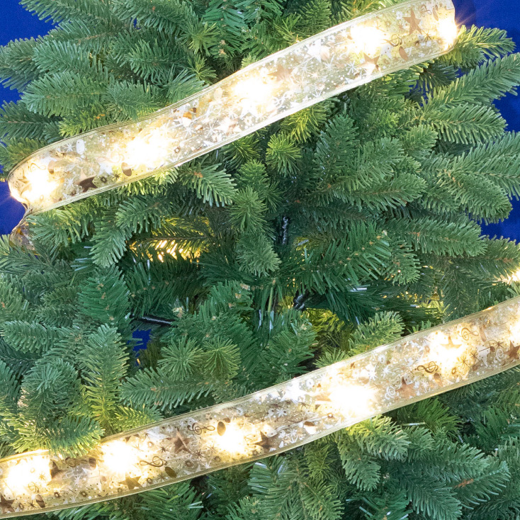 LED svetleći niz zlatna traka sa 100 LED dioda - Dekorativna rasveta