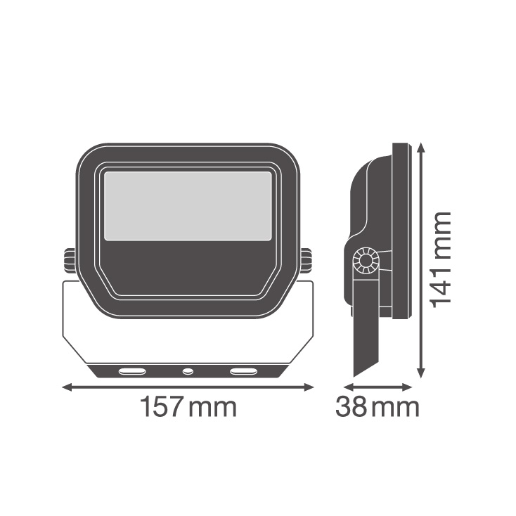 LEDVANCE LED Reflektor 17W/11W 4000K IP66 Beli - Reflektor bez senzora