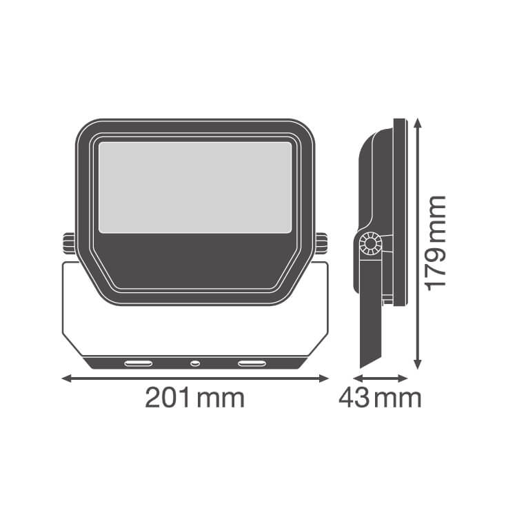 LEDVANCE LED Reflektor 41W 4099854306020E | 6500K - Reflektor bez senzora