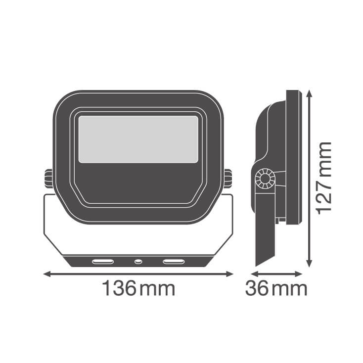LEDVANCE LED Reflektor 8W 4099854305764E | Dnevno Svetlo - Reflektor bez senzora