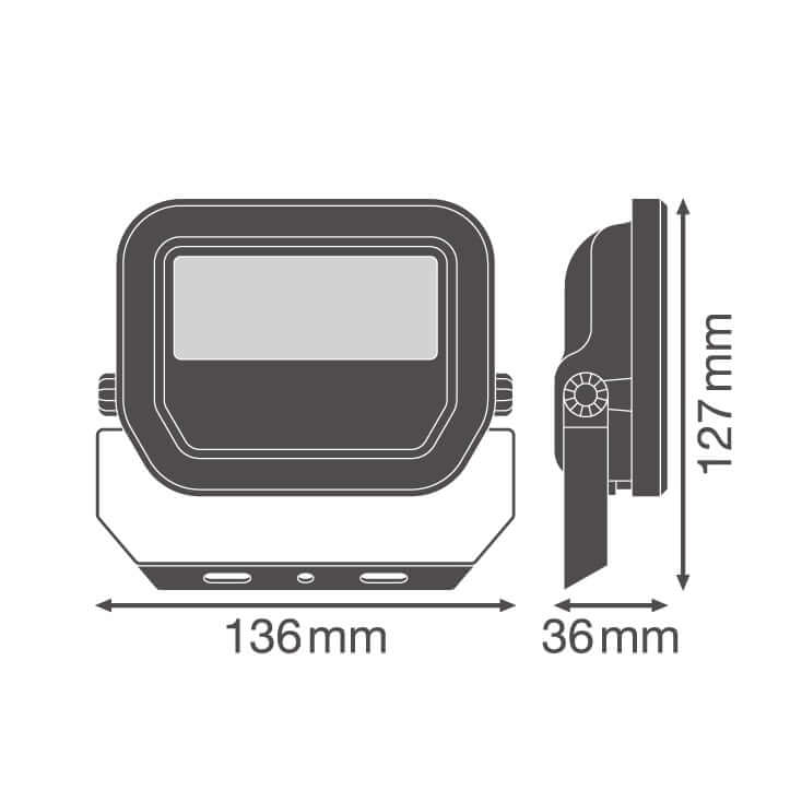 LEDVANCE LED Reflektor 8W Hladno Bela | 4099854305726E - Reflektor bez senzora