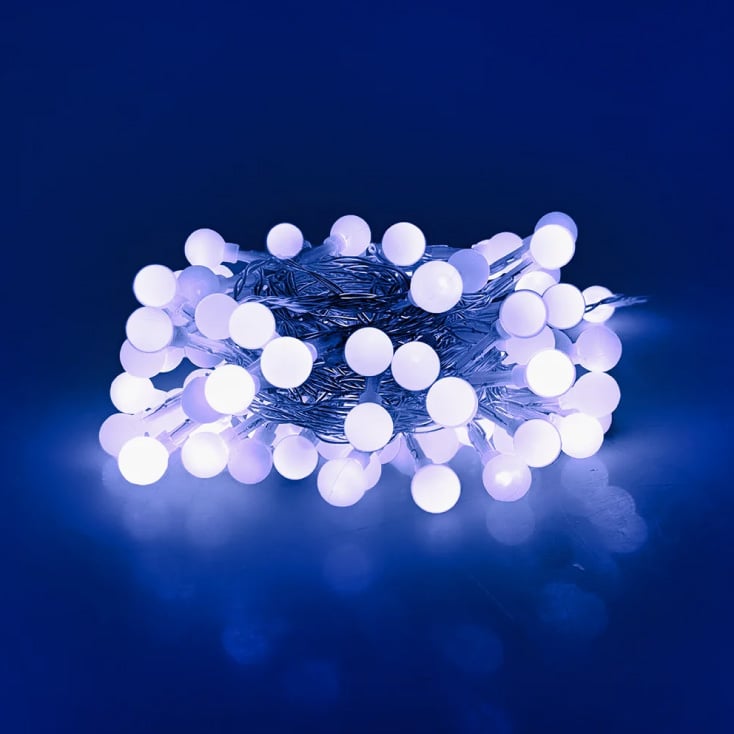 Lampice za jelku sa 100 hladno belih LED dioda 10m - Dekorativna rasveta