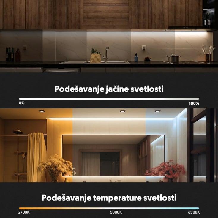 Mini LED CCT Kontroler 72W | KON-MN-CCT/17 + Daljinski - Pribor za LED trake