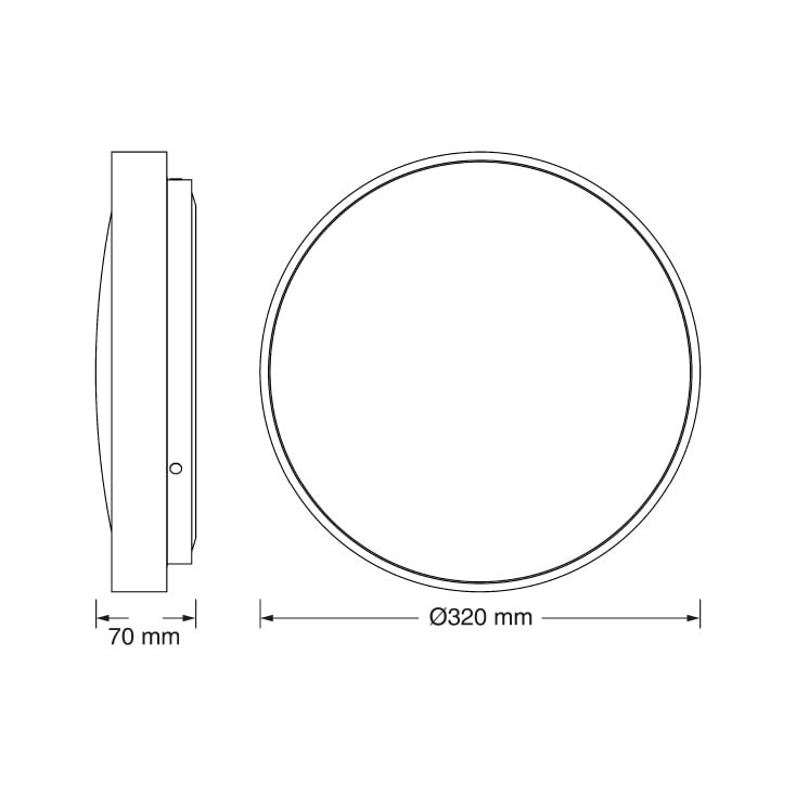 OSRAM LED Plafonjera 18W 3000K IP20 | 4099854650079E - Led plafonjere