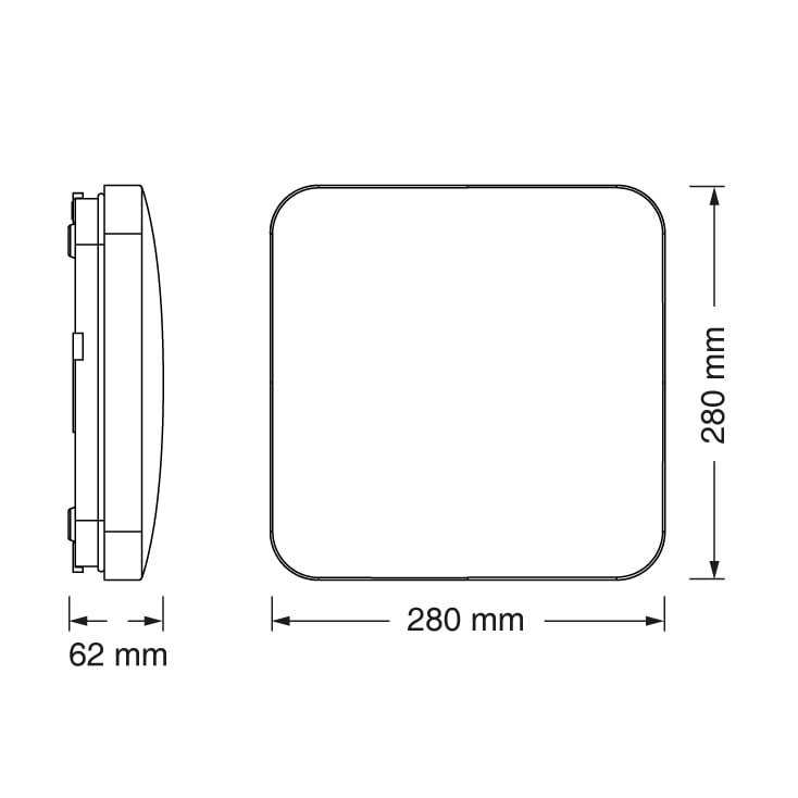 OSRAM LED Plafonjera 18W 6500K IP20 | SKU 4099854648526E - Led plafonjere
