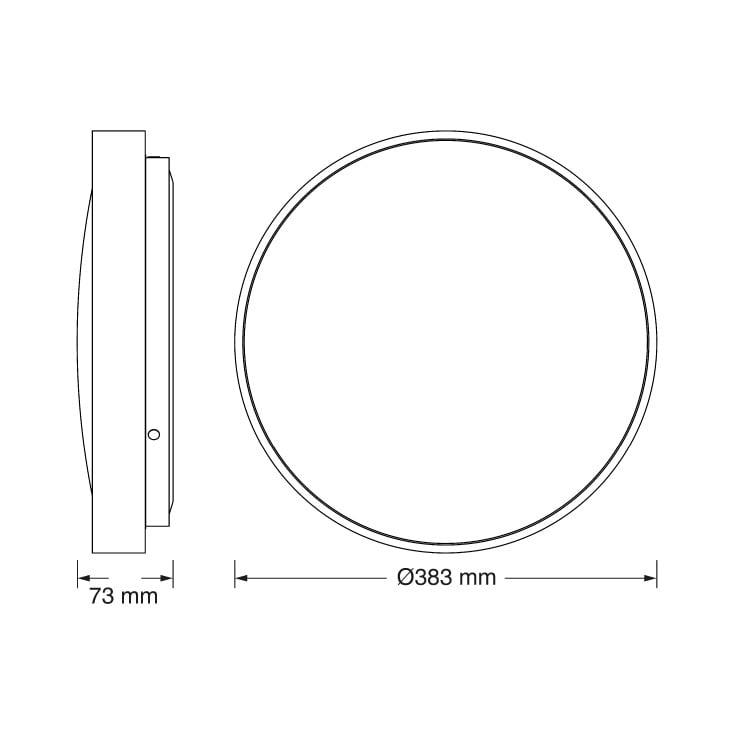 OSRAM LED Plafonjera 24W 3000K – 4099854650345E - Led plafonjere