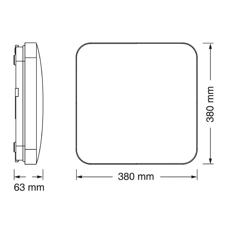 OSRAM LED Plafonjera 36W 3000K – 4099854648984E - Led plafonjere
