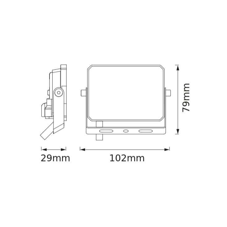 OSRAM LED Reflektor 10W 6500K – SKU 4099854489402E - Reflektor bez senzora