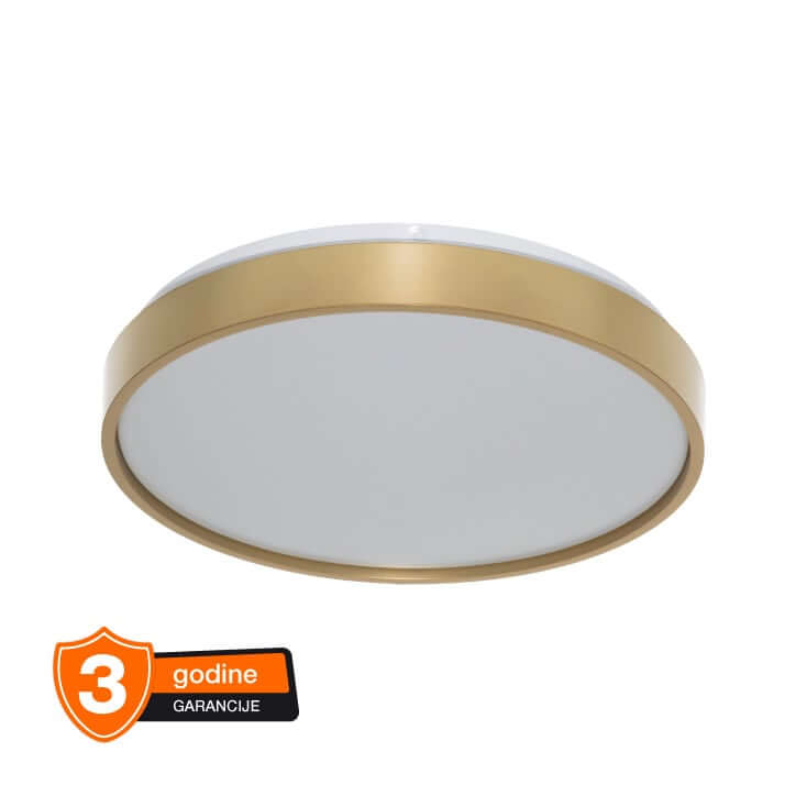 OSRAM LED plafonjera 18W 4099854653087E | Zlatna IP20 - Led plafonjere