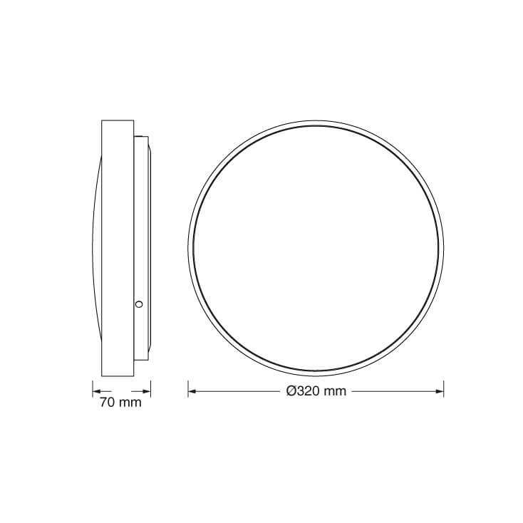 OSRAM LUXO LED Plafonjera 18W 6500K | SKU 4099854653148E - Led plafonjere