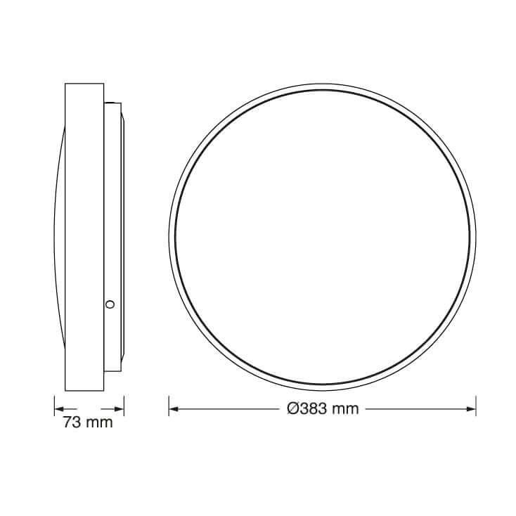 OSRAM LUXO LED plafonjera senz. 24W 4000K – SKU: 4099854652356E - Led plafonjere
