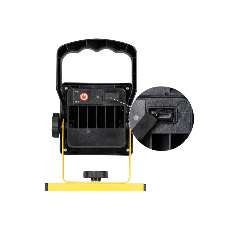 PROSTO Prenosni Punjivi LED Reflektor 10W 700lm IP54 - Reflektor bez senzora