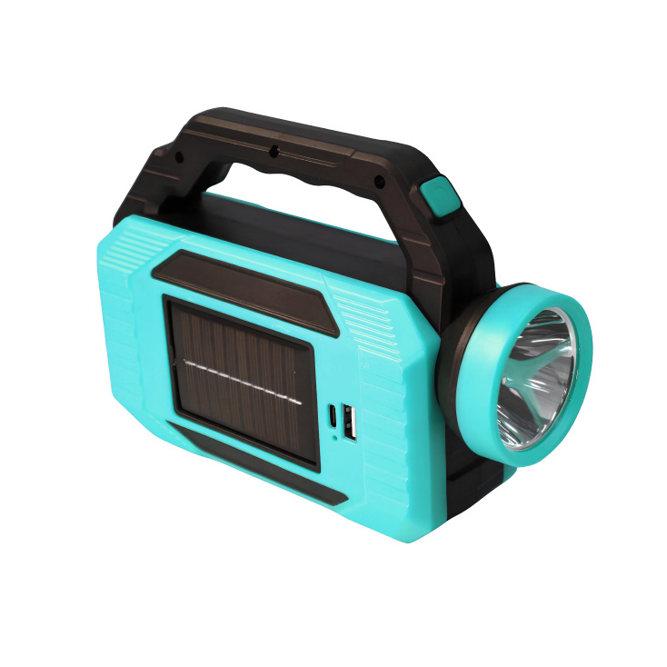 Punjiva LED Lampa XPE plus 3 COB, 6 Režima sa Plavo Crvenim Treptanjem, Power Bank, Plava - Led lampe na baterije