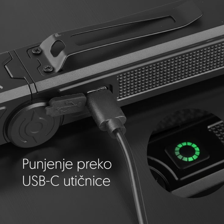 Punjiva LED baterijska lampa 3W P50 LED - Led lampe na baterije