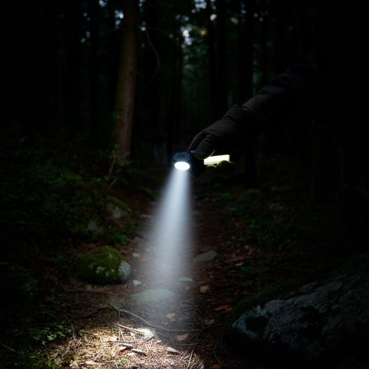 Punjiva LED baterijska lampa 3W XPE LED - Led lampe na baterije