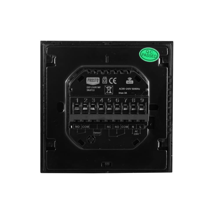 SMART žični Wi-Fi termostat za podno grejanje - Termostati za grejanje i hlađenje